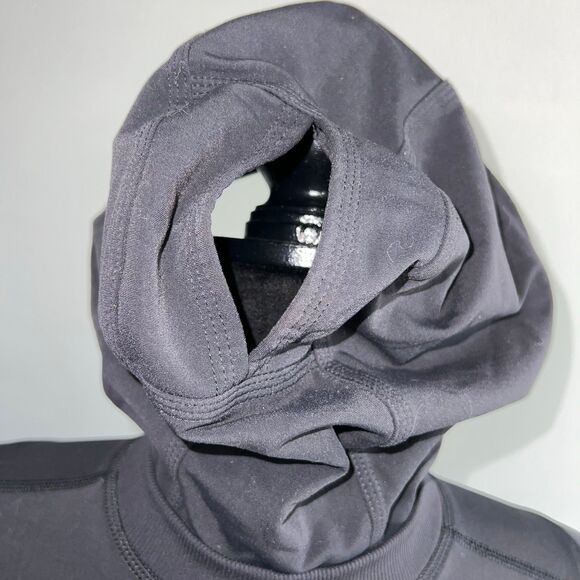 Lululemon Winter Sprinter Hoodie Womens 8 Long Sleeve Pullover Black Luxtreme - Picture 5 of 8